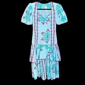 Vintage Mamo Howell Muumuu dress with pockets size 8